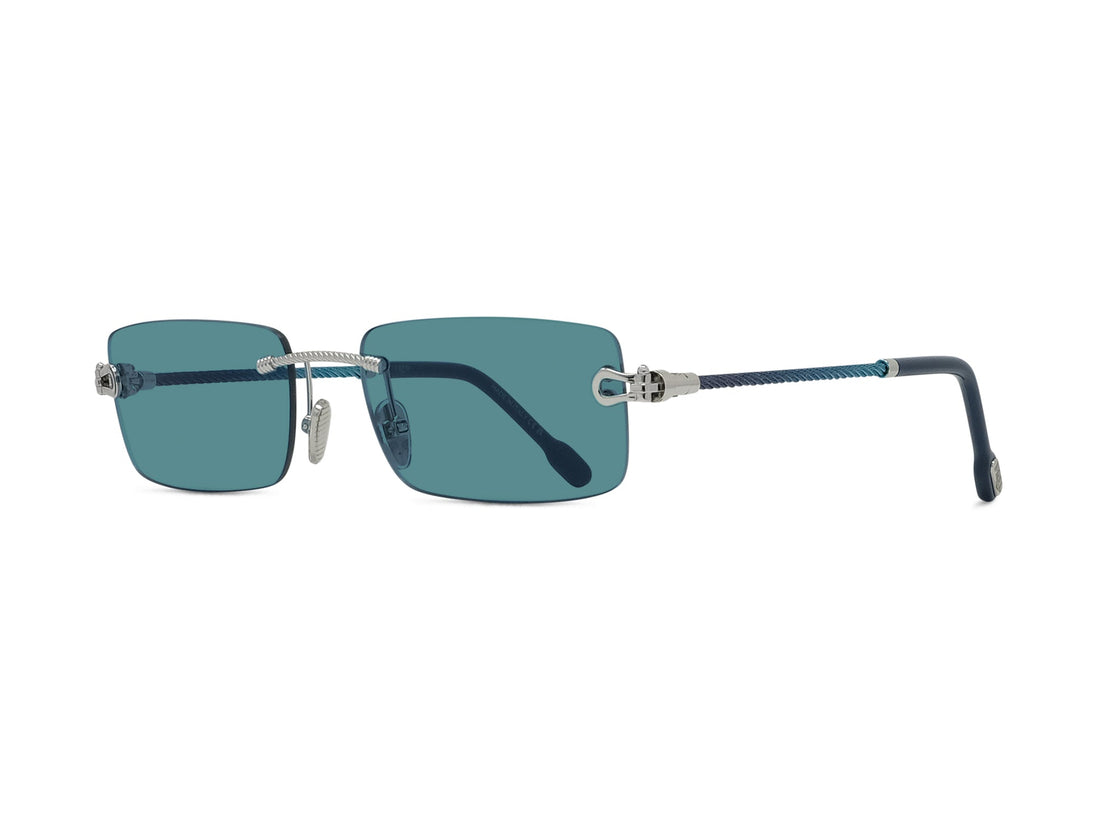 Lunettes de soleil fred manille & cable fg40092u 16v silver rectangular masculino taille 55mm - Vue principale