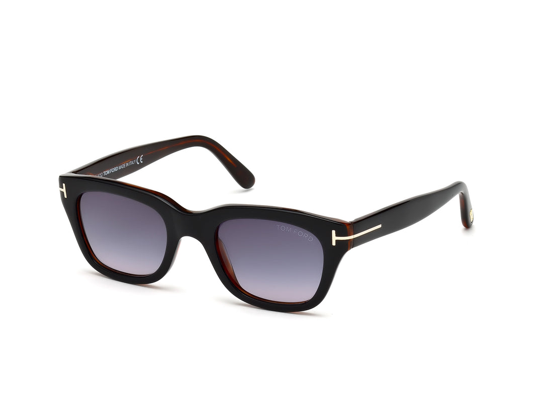 Óculos de sol tom ford ft0237 snowdon 05b negro square masculino tamanho 50mm - Vista principal