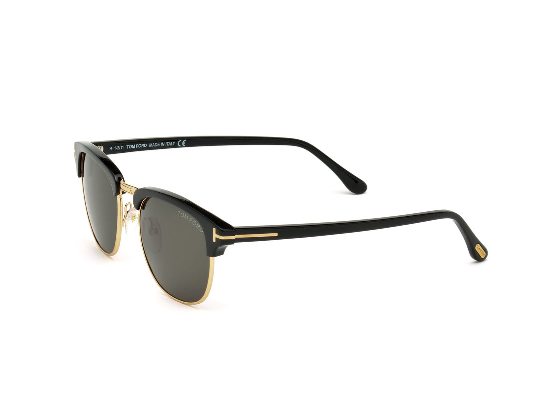 Occhiali da sole tom ford ft0248 05n negro browline masculino taglia 51mm - Vista dettagliata