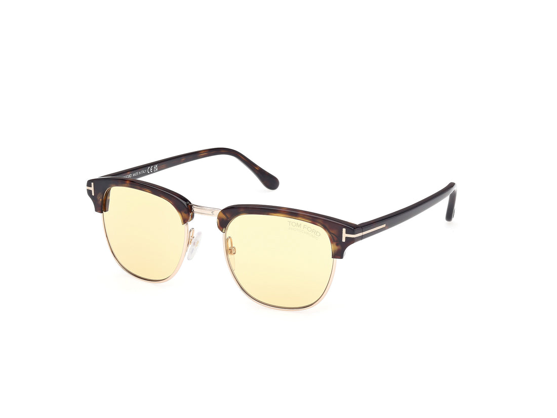 Lunettes de soleil tom ford ft0248 henry 52e havana brownline masculino taille 53mm - Vue principale