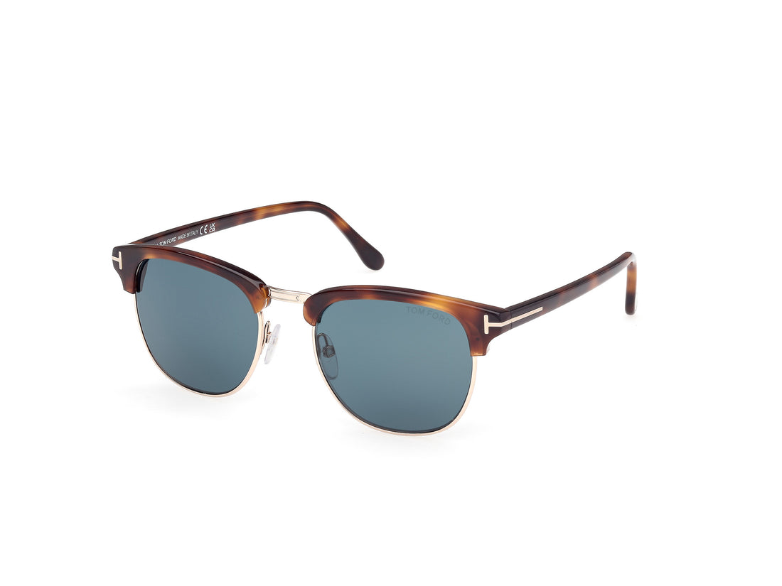 Lunettes de soleil tom ford ft0248 henry 53v havana brownline masculino taille 51mm - Vue principale