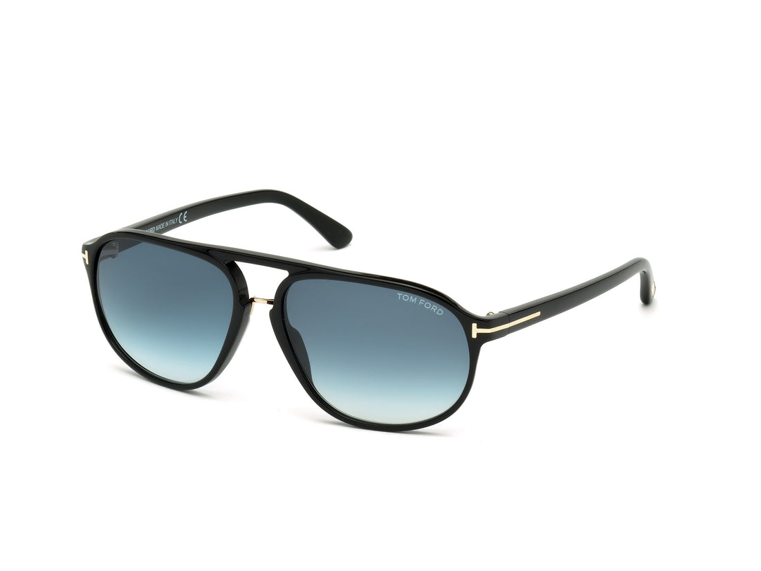 Occhiali da sole tom ford ft0447 01p negro oval masculino taglia 60mm - Vista principale