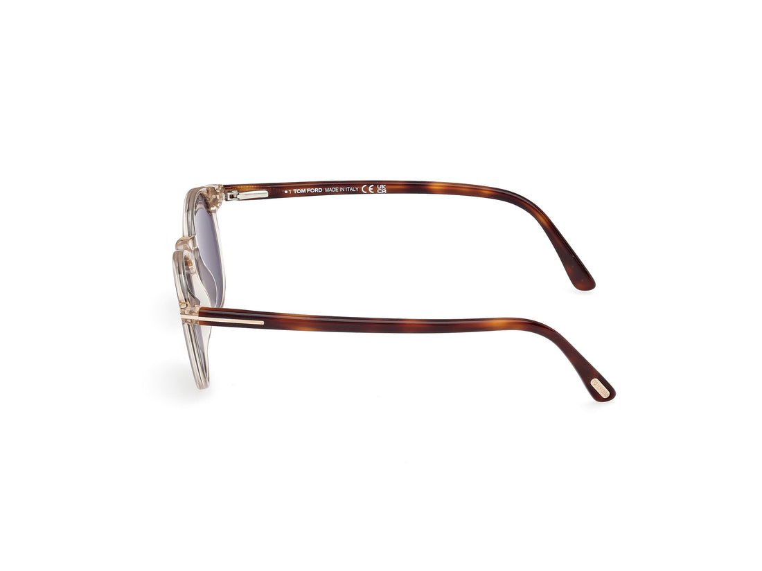 Sonnenbrillen tom ford ft0539 andrea-02 45n marron round masculino größe 48mm - Detailansicht
