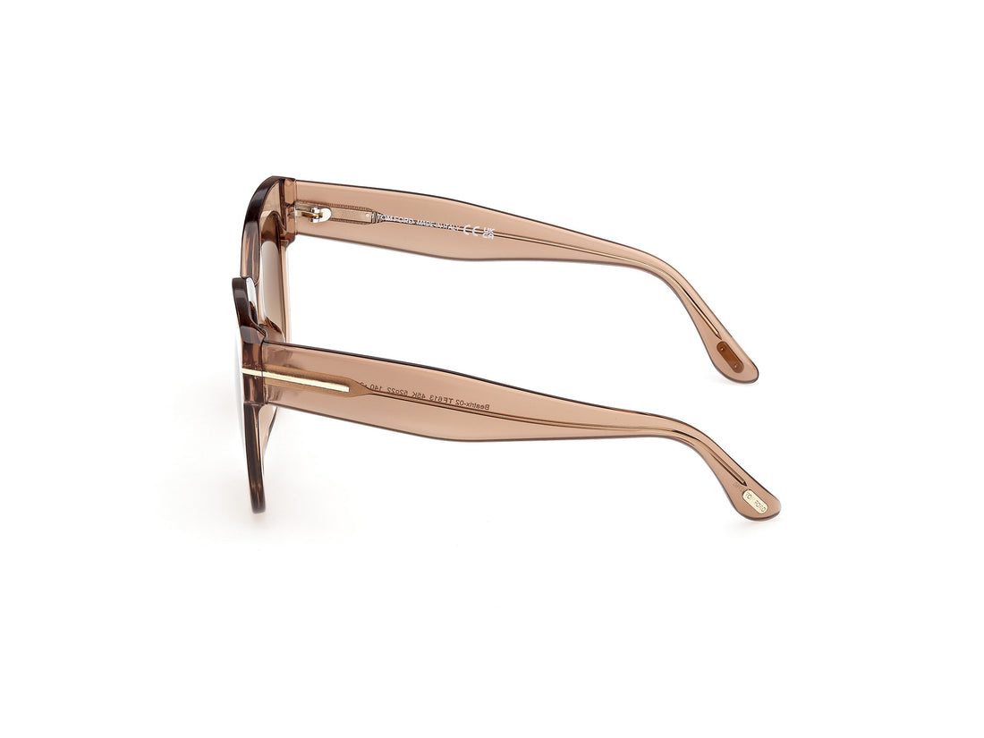 Sonnenbrillen tom ford ft0613 beatrix-02 45k marron geometric femenino größe 52mm - Detailansicht
