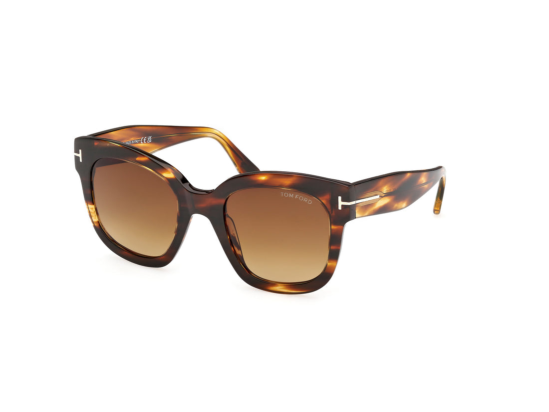 Gafas de sol tom ford ft0613 beatrix-02 55f havana geometric femenino talla 52mm - Vista principal
