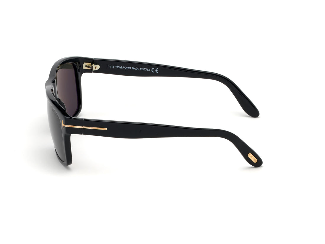 Occhiali da sole tom ford ft0678 01d negro rectangular masculino taglia 58mm - Vista dettagliata