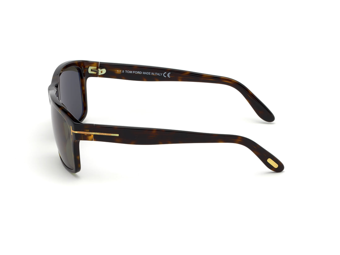 Occhiali da sole tom ford ft0678 52n havana rectangular masculino taglia 58mm - Vista dettagliata