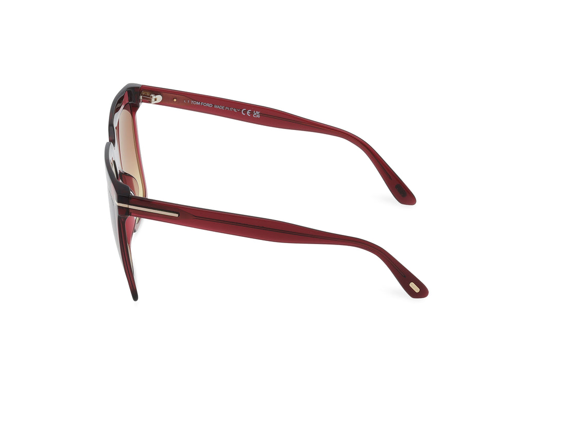 Sonnenbrillen tom ford ft0764 sabrina-02 69t burdeos square femenino größe 58mm - Detailansicht