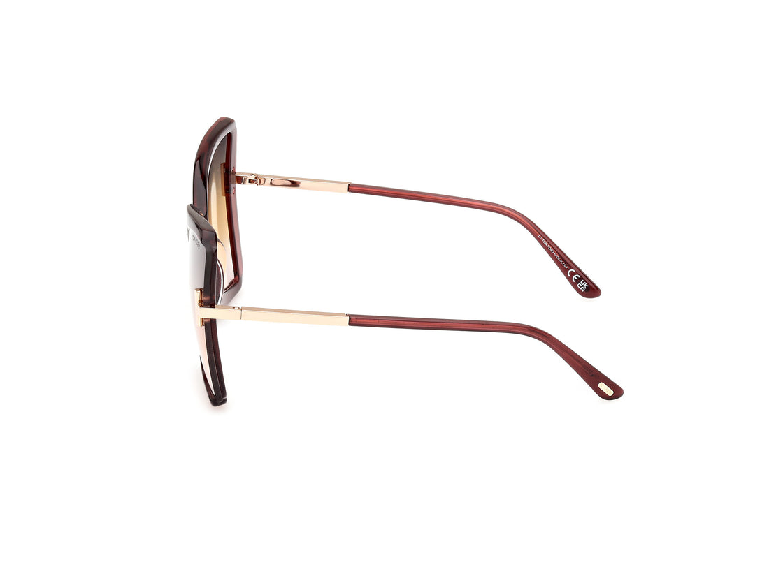 Sonnenbrillen tom ford ft0766 gia 69t burdeos square femenino größe 63mm - Detailansicht