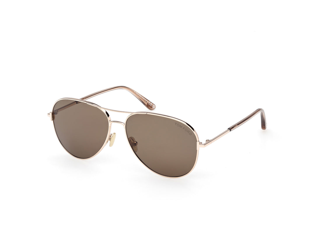 Sonnenbrillen tom ford ft0823 clark 28h dorado pilot unisex größe 59mm - Hauptansicht