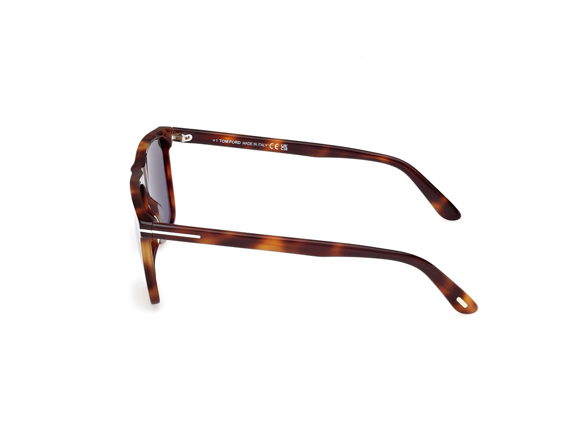 Sonnenbrillen tom ford ft0832 fletcher 53n havana square masculino größe 59mm - Detailansicht