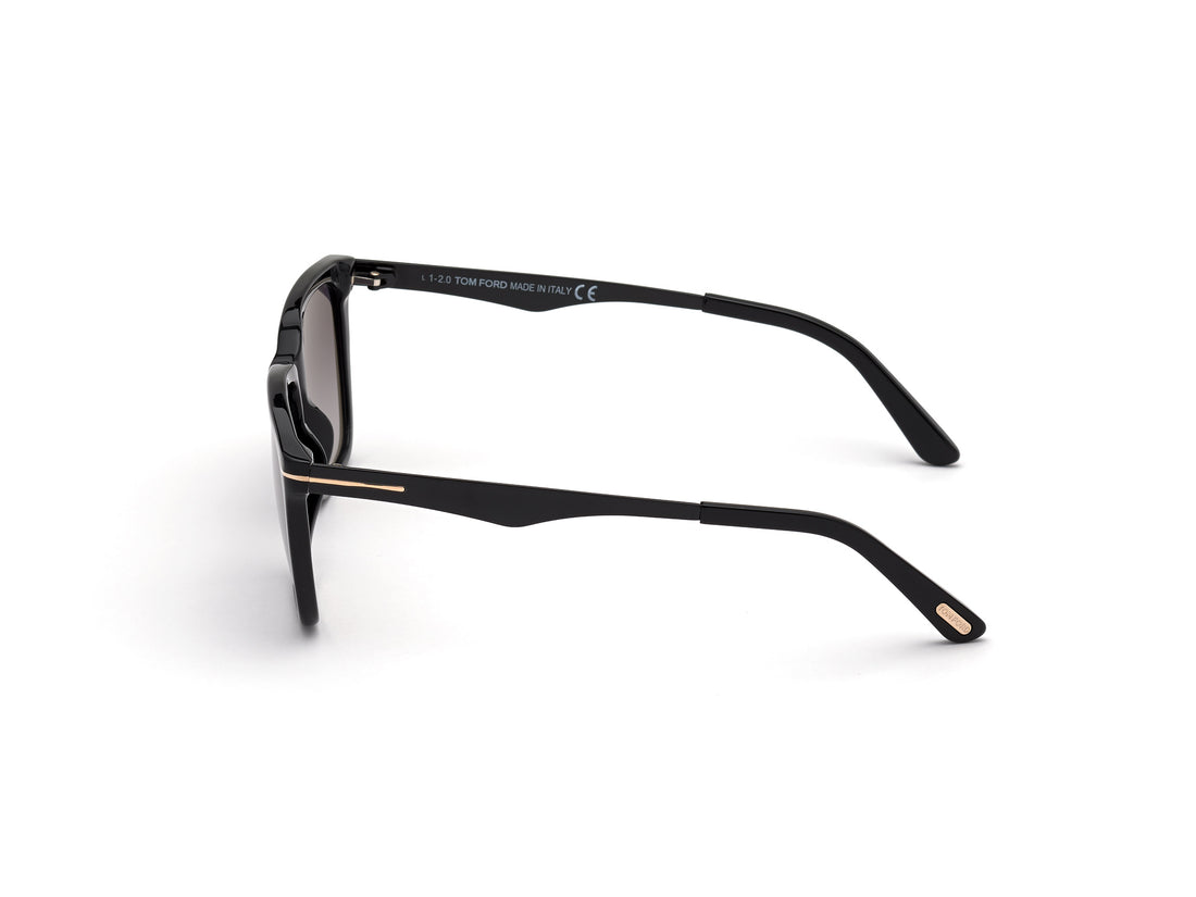Occhiali da sole tom ford ft0862 garrett 01b square masculino taglia 56mm - Vista dettagliata