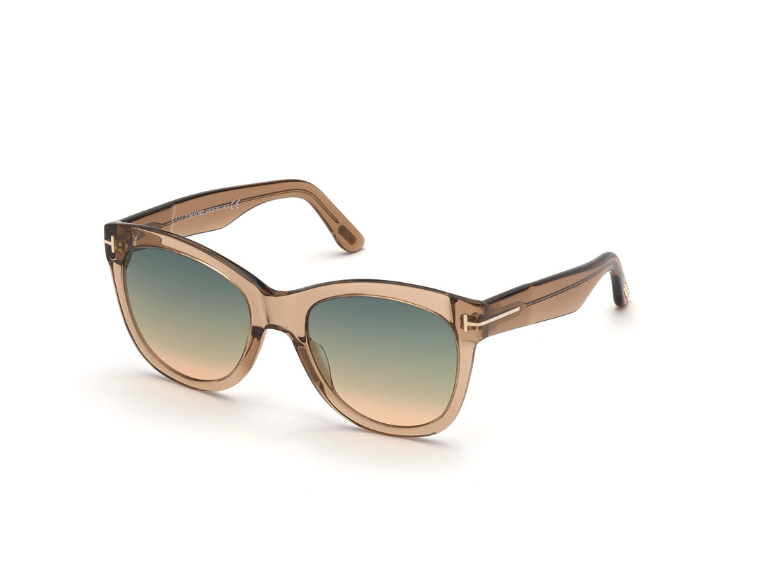 Sonnenbrillen tom ford ft0870 wallace 45p marron cat eye femenino größe 54mm - Hauptansicht