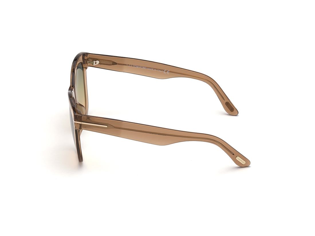 Sonnenbrillen tom ford ft0870 wallace 45p marron cat eye femenino größe 54mm - Detailansicht