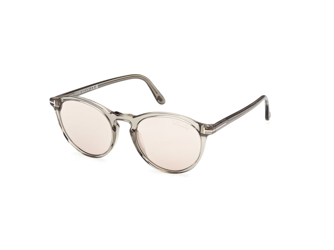 Gafas de sol tom ford ft0904 aurele 96e verde round masculino talla 50mm - Vista principal