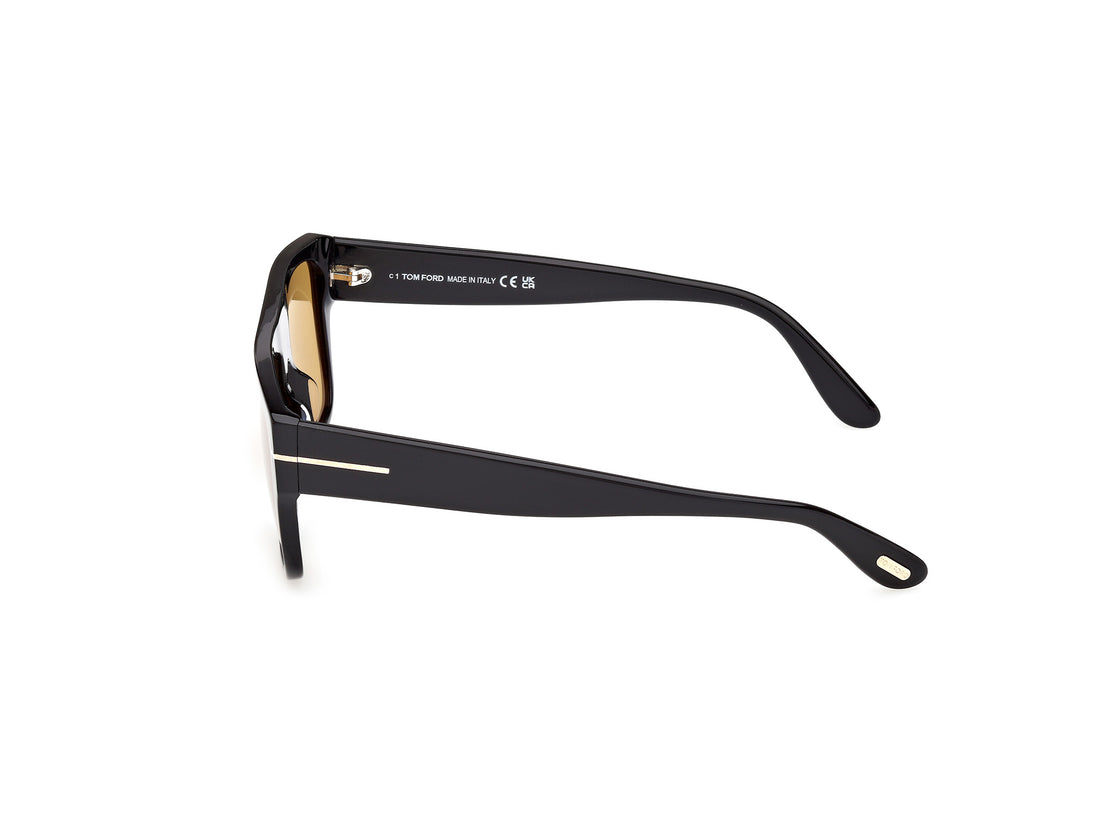 Gafas de sol tom ford ft0907 dunning-02 01e negro rectangular masculino talla 55mm - Vista de detalle