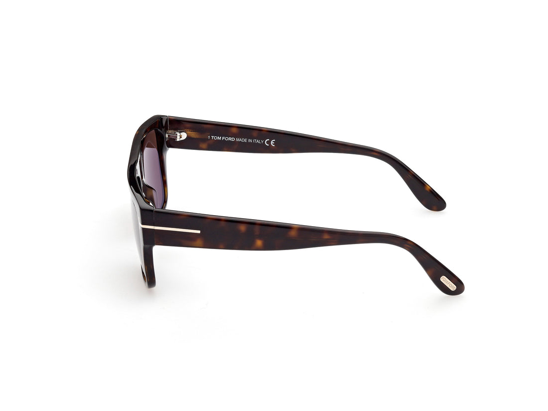 Gafas de sol tom ford ft0907 dunning-02 52e havana rectangular masculino talla 55mm - Vista de detalle