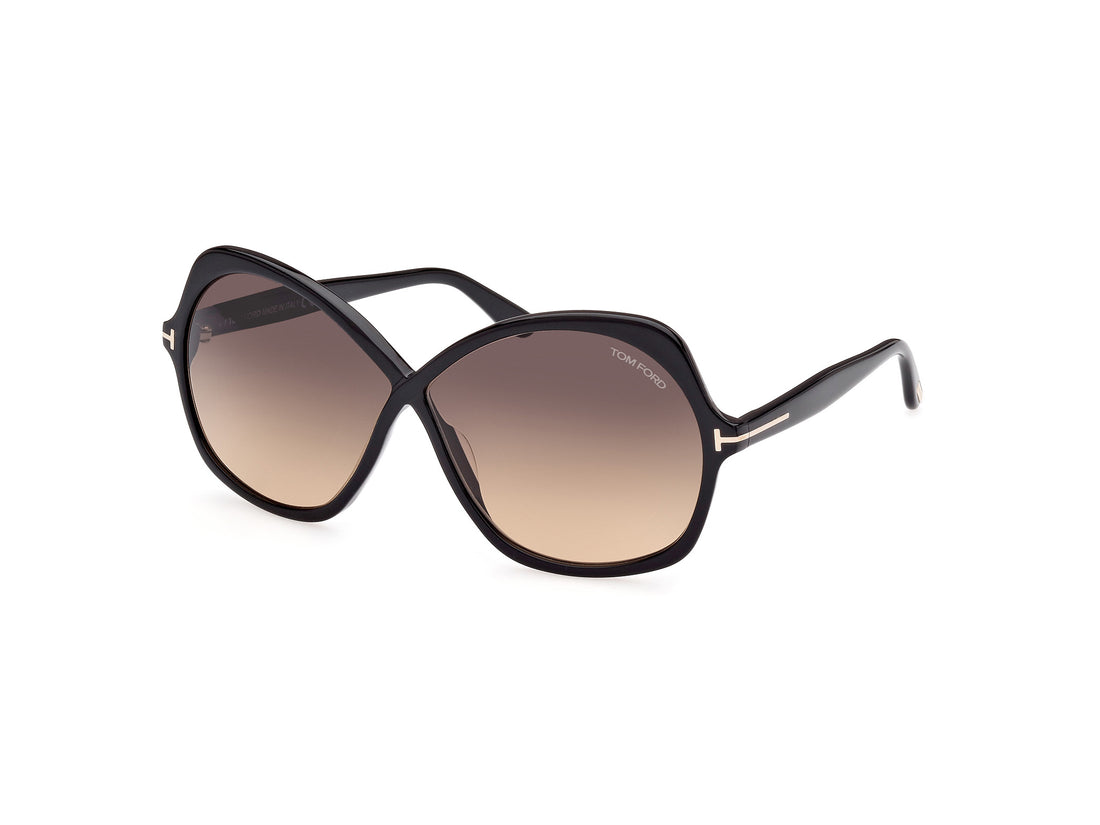 Gafas de sol tom ford ft1013 rosemin 01b negro butterfly femenino talla 64mm - Vista principal
