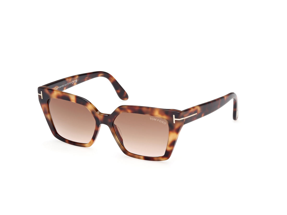 Gafas de sol tom ford ft1030 winona 53f havana cat eye femenino talla 53mm - Vista principal