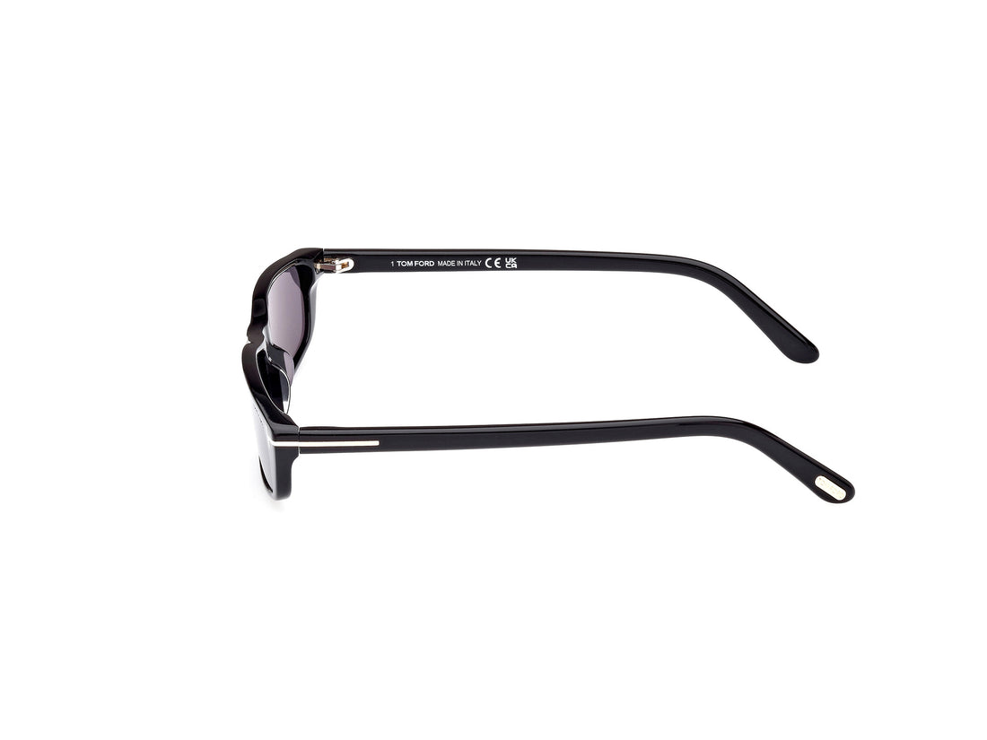 Occhiali da sole tom ford ft1058 alejandro 01a negro rectangular unisex taglia 59mm - Vista dettagliata