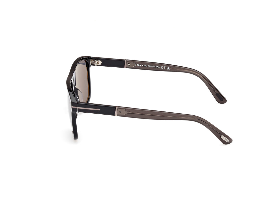 Sonnenbrillen tom ford ft1081-n frances 01d negro square masculino größe 58mm - Detailansicht