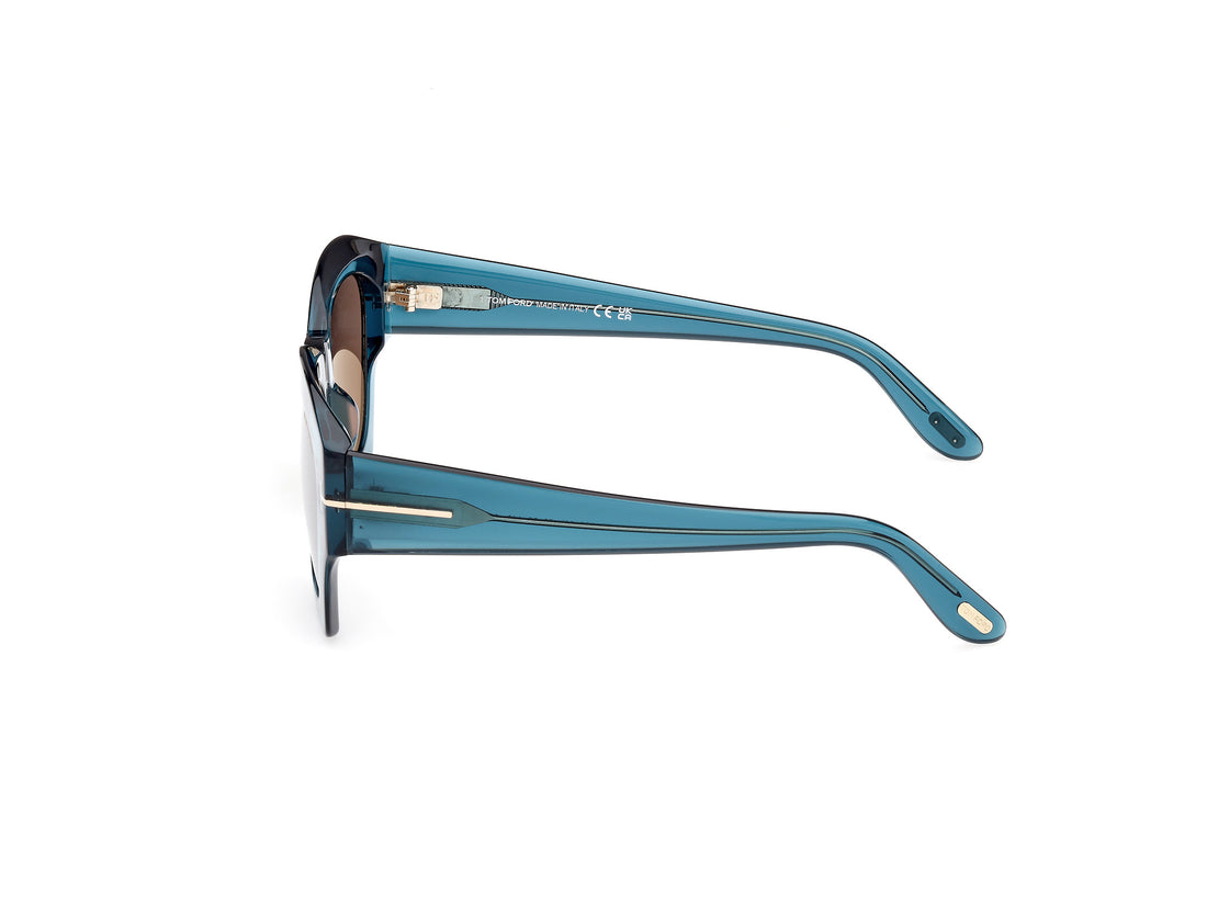 Gafas de sol tom ford ft1083 guilliana 90l azul geometric femenino talla 52mm - Vista de detalle