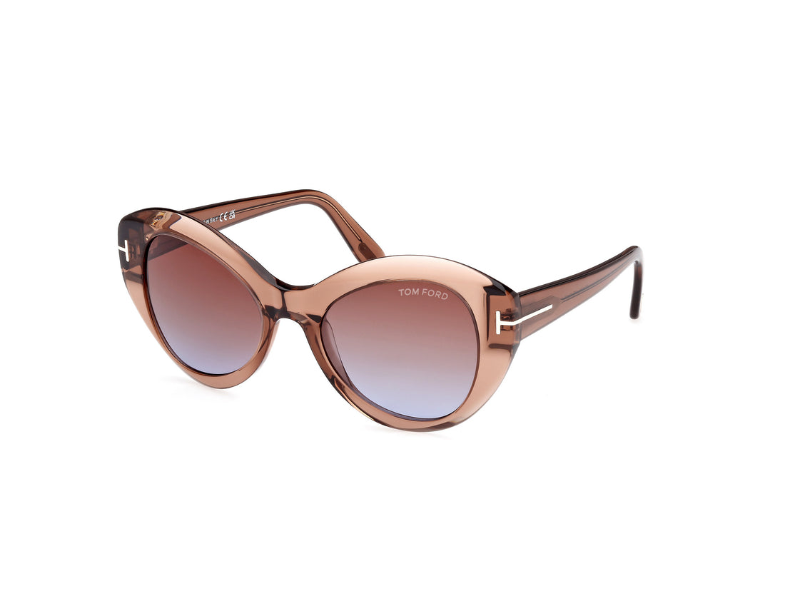 Gafas de sol tom ford ft1084 guinivere 48f marron butterfly femenino talla 52mm - Vista principal