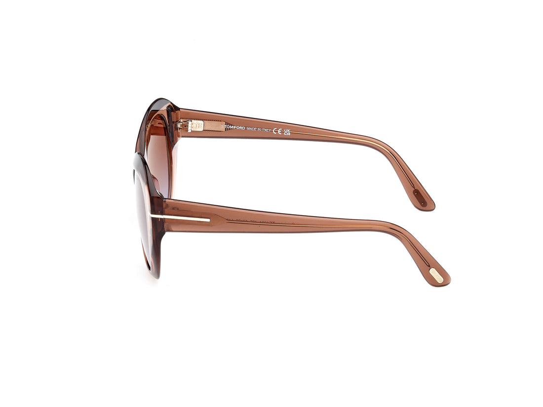 Gafas de sol tom ford ft1084 guinivere 48f marron butterfly femenino talla 52mm - Vista de detalle