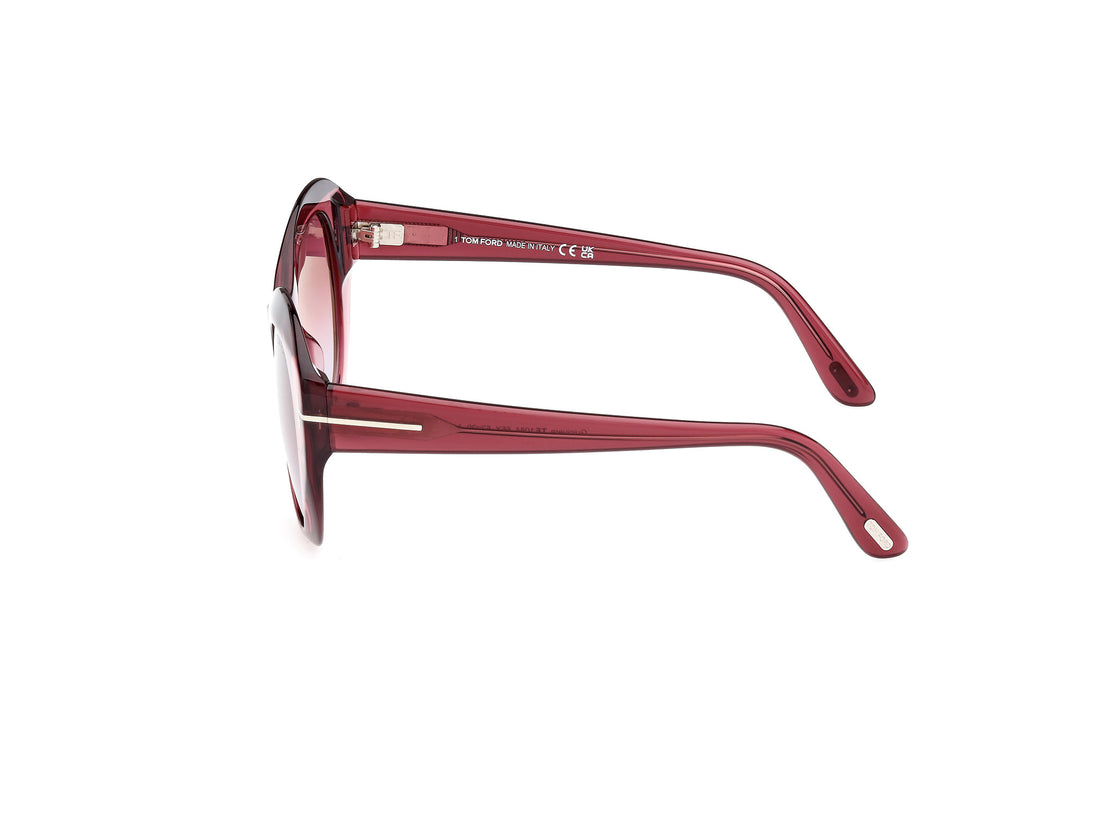 Gafas de sol tom ford ft1084 guinivere 66y rojo butterfly femenino talla 52mm - Vista de detalle