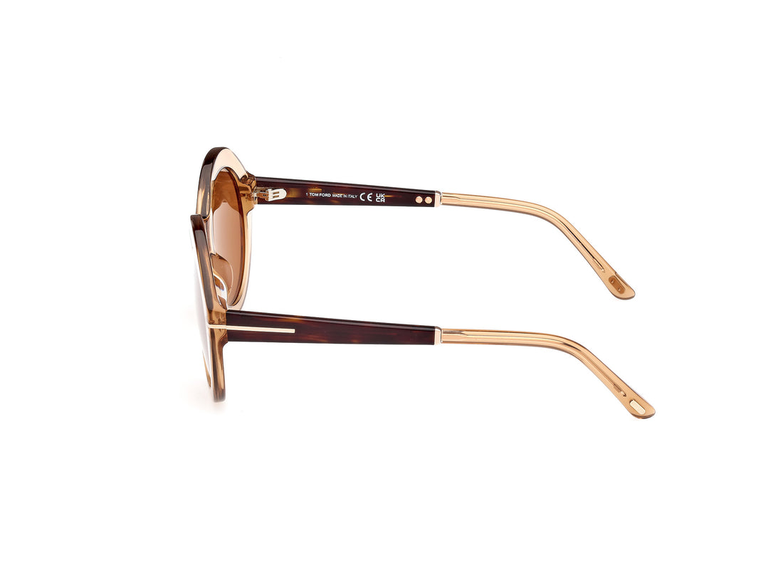 Gafas de sol tom ford ft1088 seraphina 45e marron femenino talla 55mm - Vista de detalle