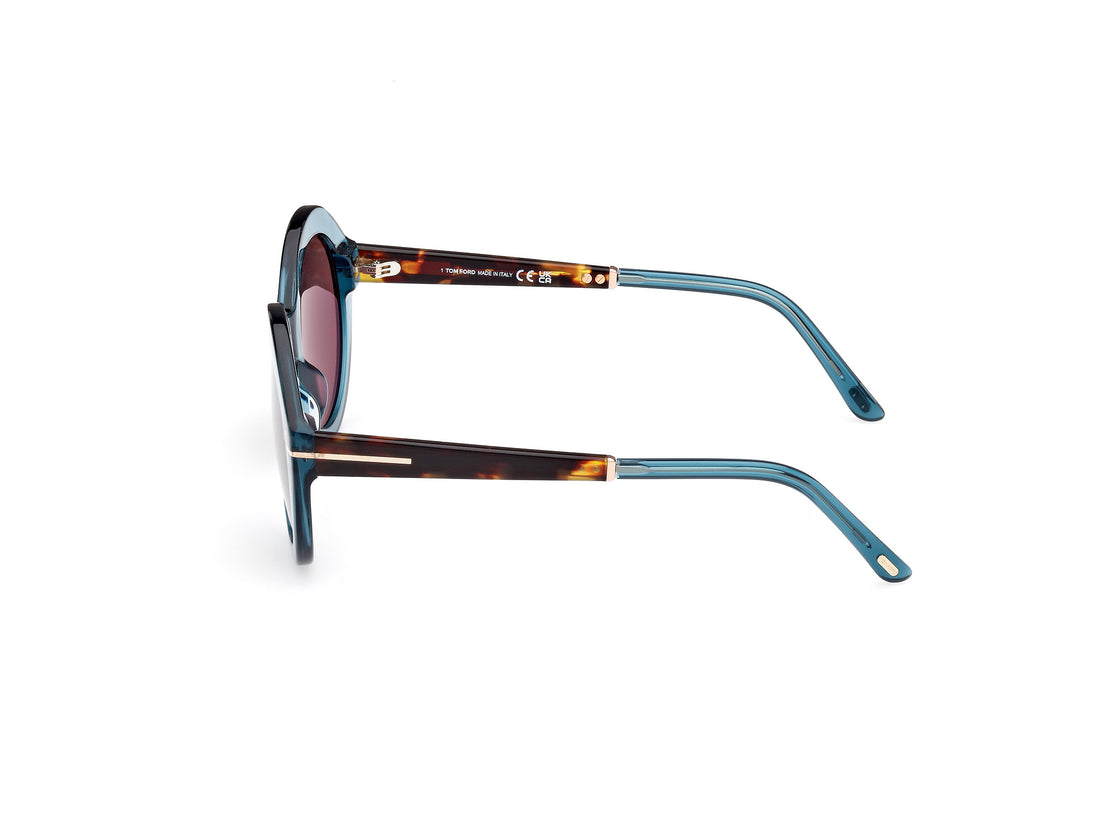 Gafas de sol tom ford ft1088 seraphina 90e azul femenino talla 55mm - Vista de detalle