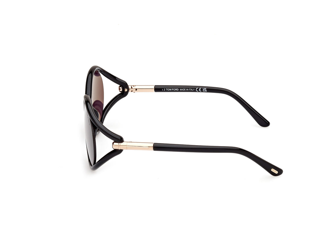 Gafas de sol tom ford ft1090 melody 01a negro femenino talla 59mm - Vista de detalle
