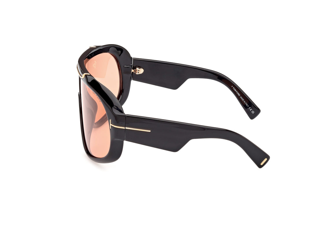 Gafas de sol tom ford ft1093 rellen 01e negro pilot unisex talla 71mm - Vista de detalle
