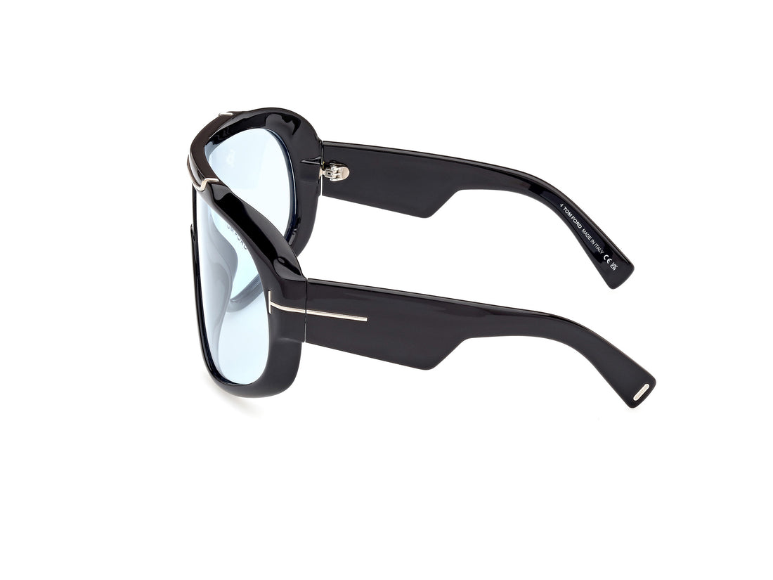 Gafas de sol tom ford ft1093 rellen 01v negro pilot unisex talla 71mm - Vista de detalle