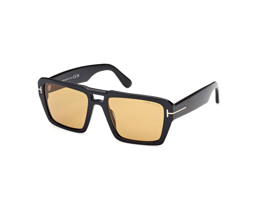 Óculos de sol tom ford ft1153 redford 01e negro navigator masculino tamanho 56mm - Vista principal