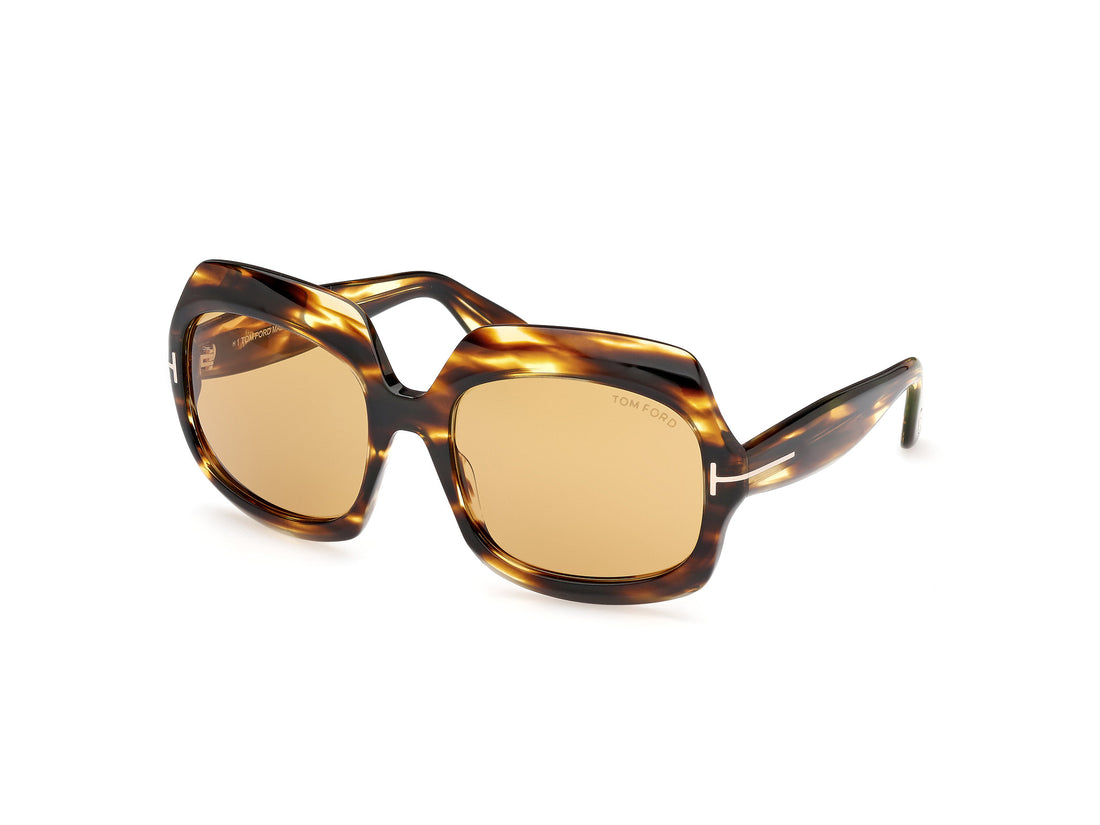Gafas de sol tom ford ft1155 ren 52e havana geometric femenino talla 60mm - Vista principal