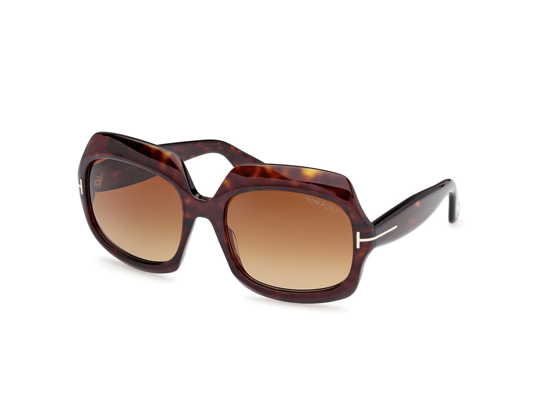 Sonnenbrillen tom ford ft1155 ren 52f havana geometric femenino größe 60mm - Hauptansicht
