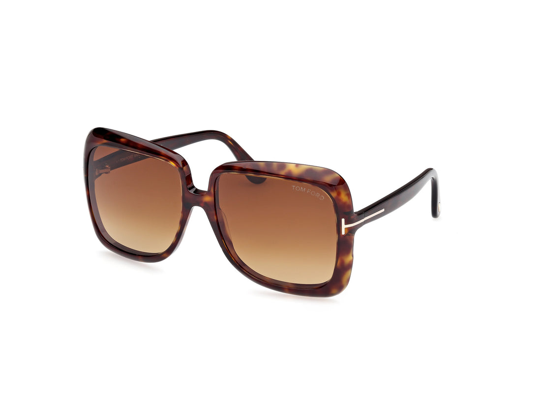 Gafas de sol tom ford ft1156 lorelai 52f havana square femenino talla 59mm - Vista principal