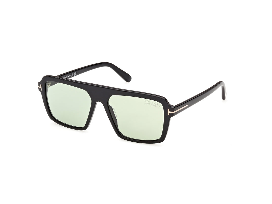 Gafas de sol tom ford ft1176 vincent 01n negro pilot masculino talla 56mm - Vista principal
