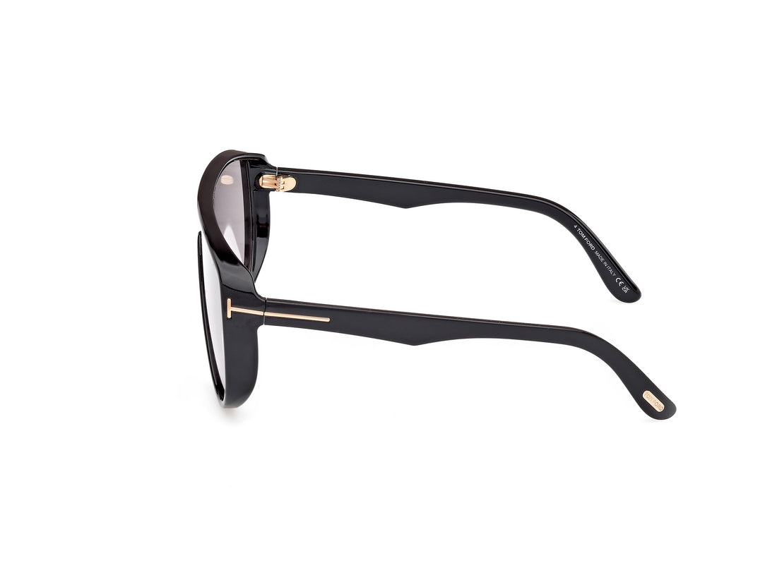 Sonnenbrillen tom ford ft1182 achilles 01a negro shield masculino größe 0mm - Detailansicht