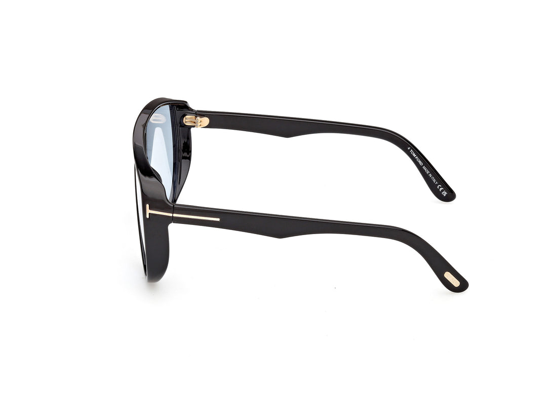 Sonnenbrillen tom ford ft1182 achilles 01v negro shield masculino größe 0mm - Detailansicht