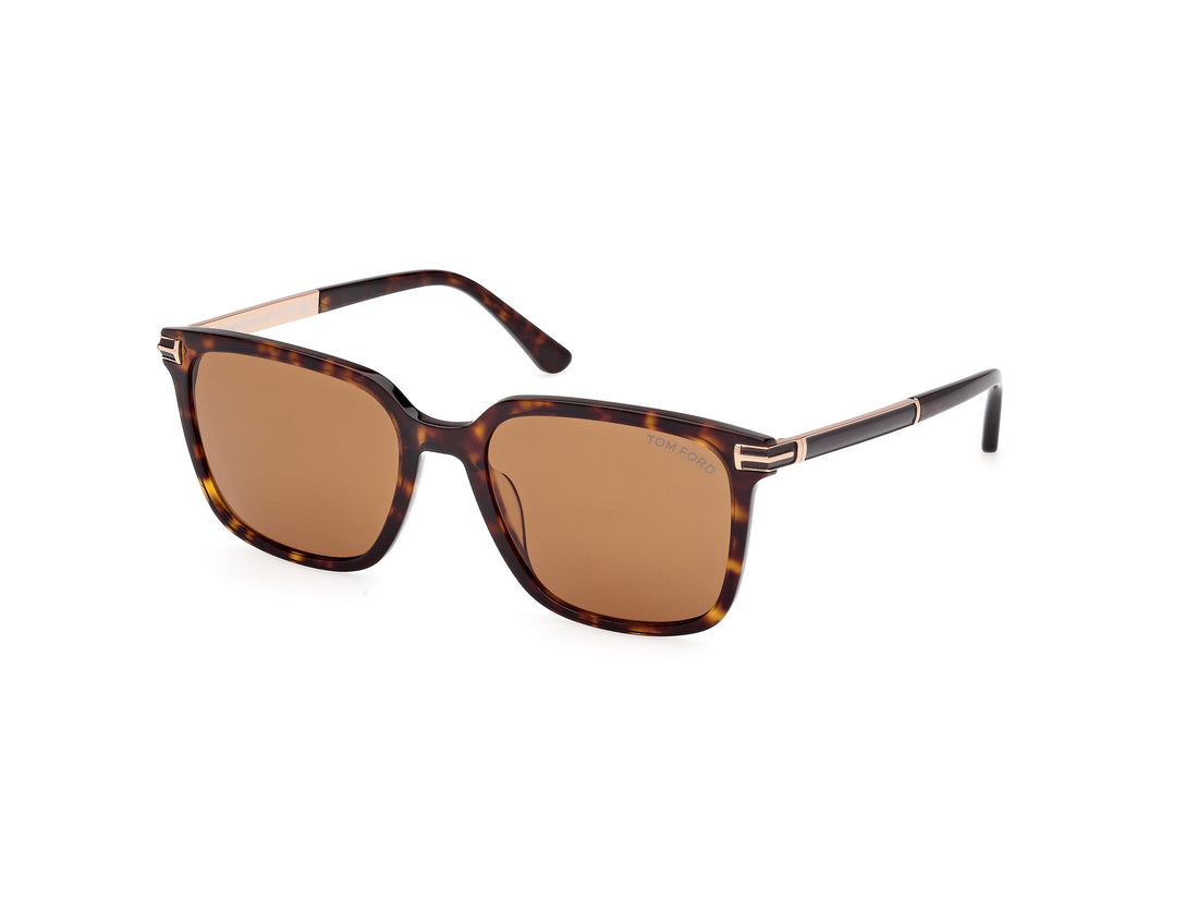 Gafas de sol tom ford ft1183 jochem 52e havana square masculino talla 56mm - Vista principal
