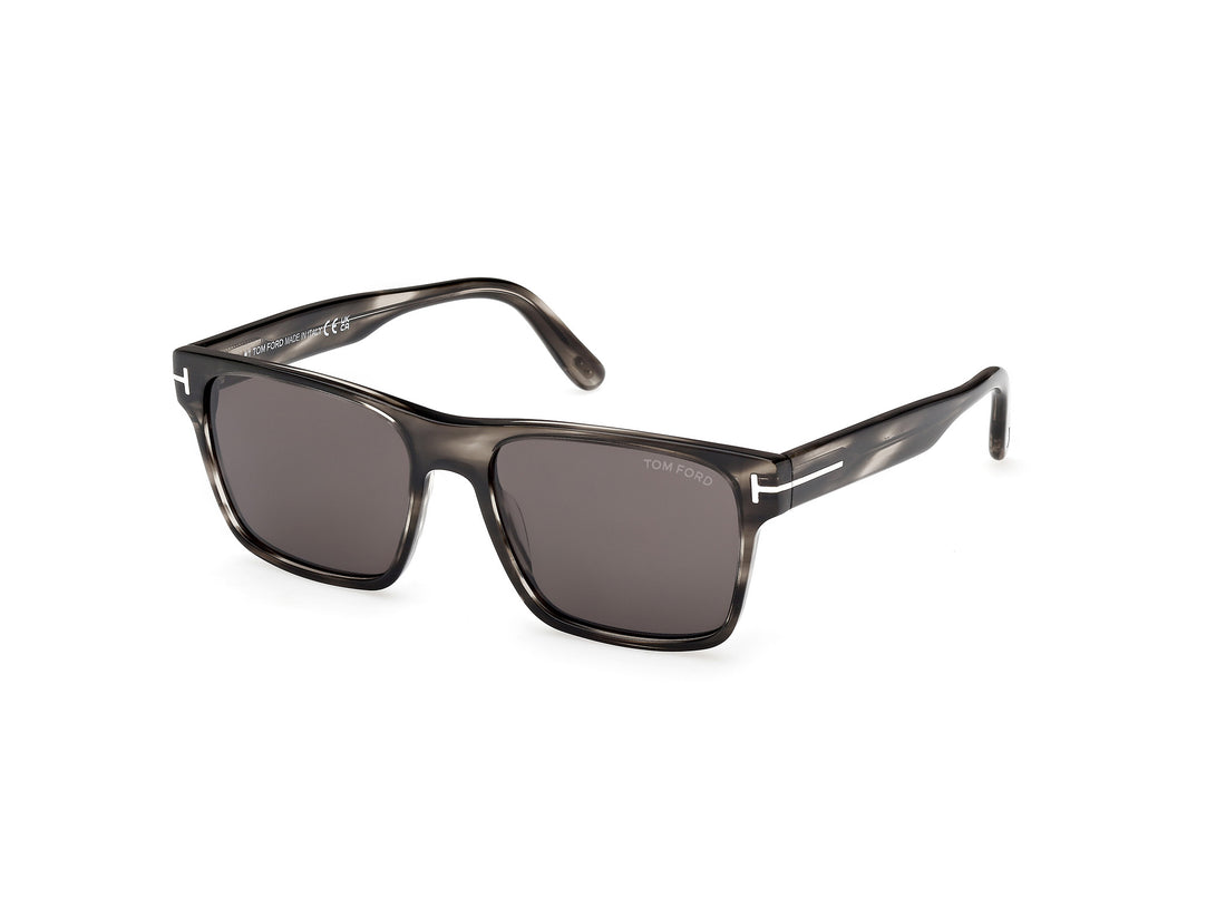 Occhiali da sole tom ford ft1205 calder 56a havana square masculino taglia 55mm - Vista principale