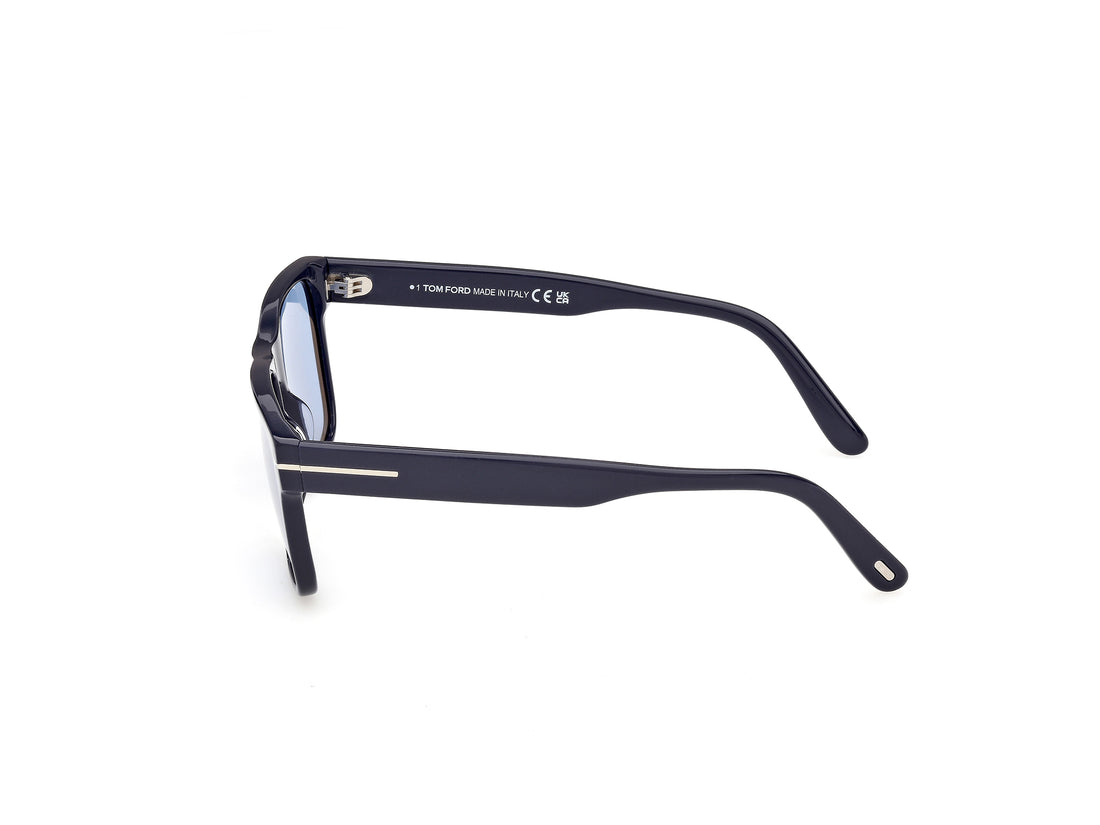 Gafas de sol tom ford ft1205 calder 90v azul square masculino talla 55mm - Vista de detalle
