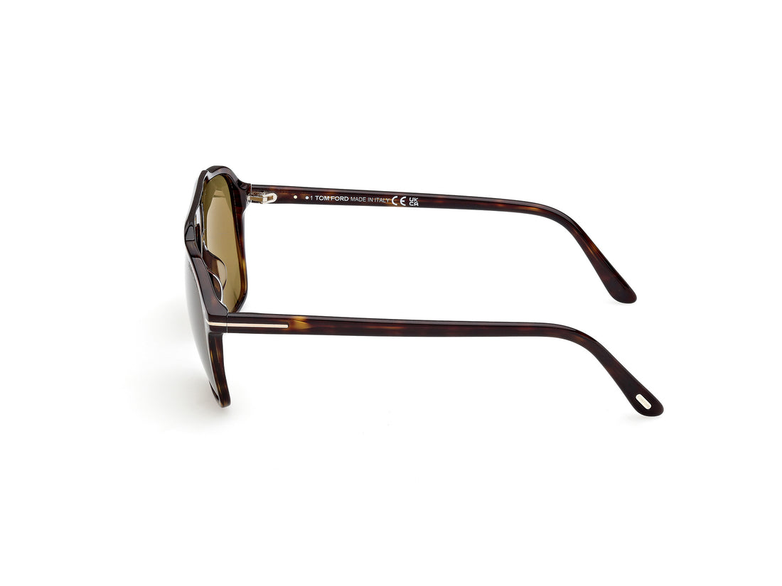 Occhiali da sole tom ford ft1209 autari 52n havana navigator masculino taglia 56mm - Vista dettagliata