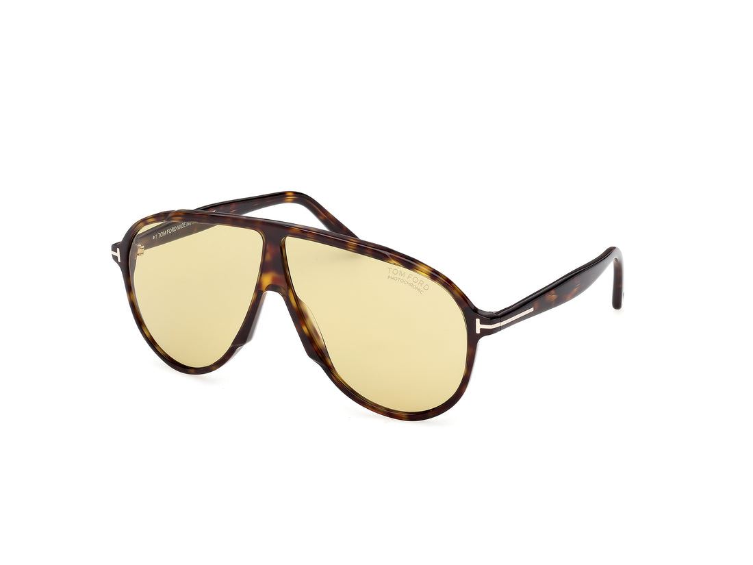 Occhiali da sole tom ford ft1211 vladimir 52e havana pilot masculino taglia 65mm - Vista principale