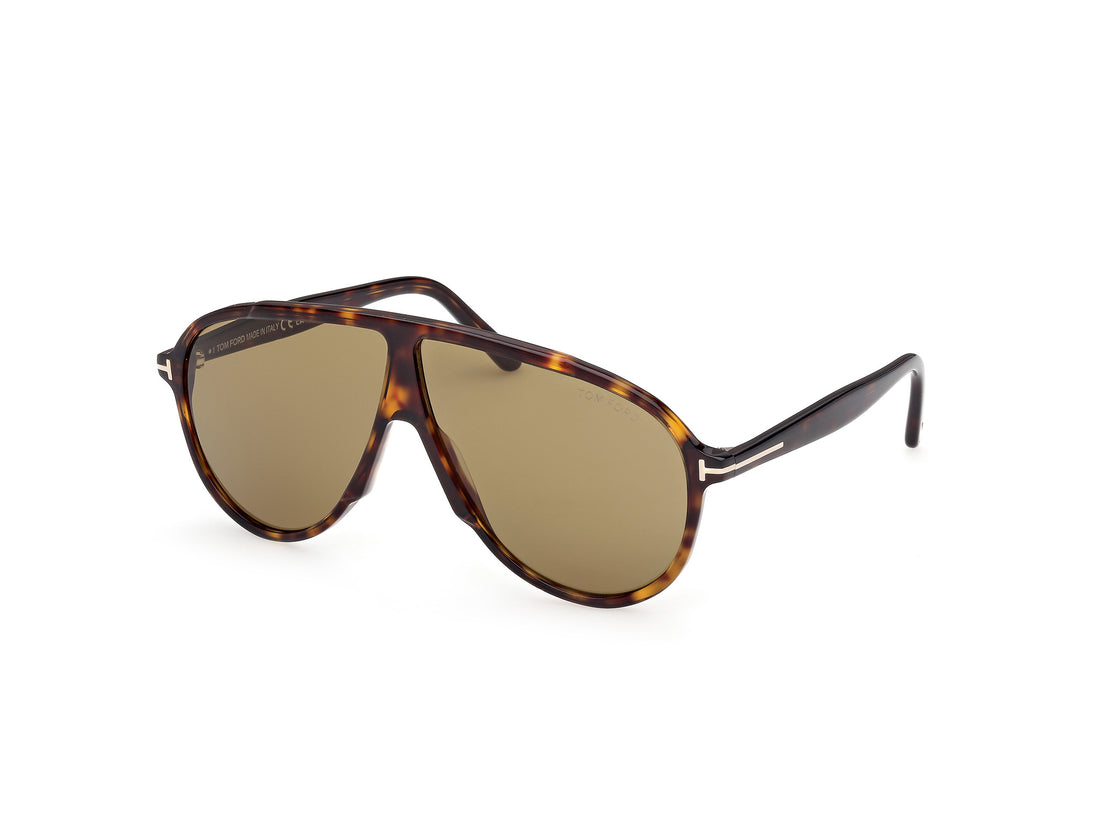 Occhiali da sole tom ford ft1211 vladimir 52n havana pilot masculino taglia 65mm - Vista principale
