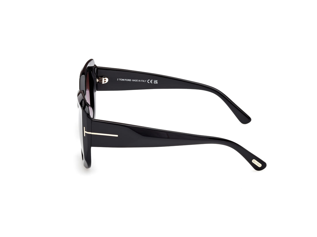 Sonnenbrillen tom ford ft1220 carla-02 01b negro square femenino größe 52mm - Detailansicht
