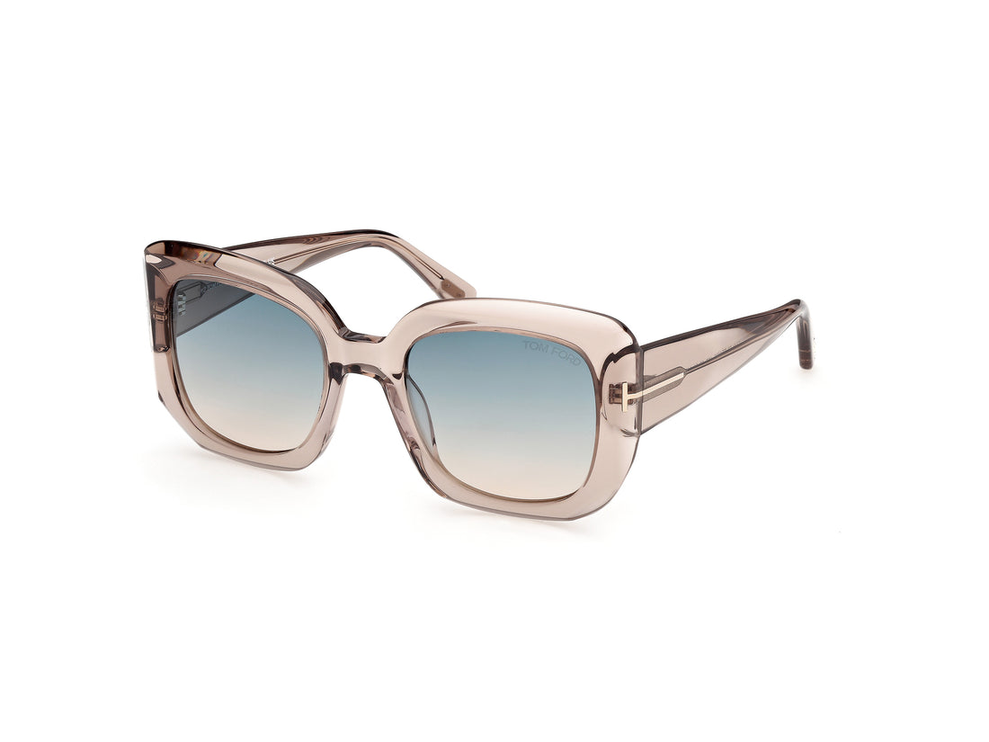 Gafas de sol tom ford ft1220 carla-02 45p marron square femenino talla 52mm - Vista principal