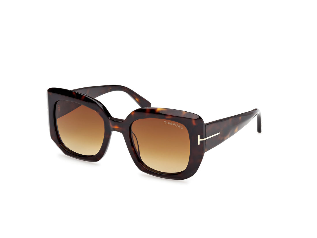 Sonnenbrillen tom ford ft1220 carla-02 52f havana square femenino größe 52mm - Hauptansicht